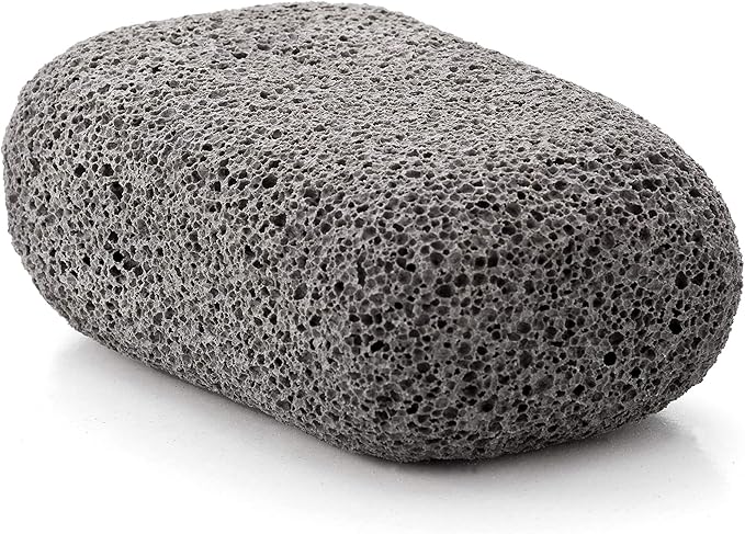 Vulcan Pumice Stone Pack of 2 Units Colours Terracotta Grey Removes Hard Skin and calluses from feet and Hands - Image 2