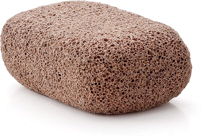 Vulcan Pumice Stone Pack of 2 Units Colours Terracotta Grey Removes Hard Skin and calluses from feet and Hands - Image 3