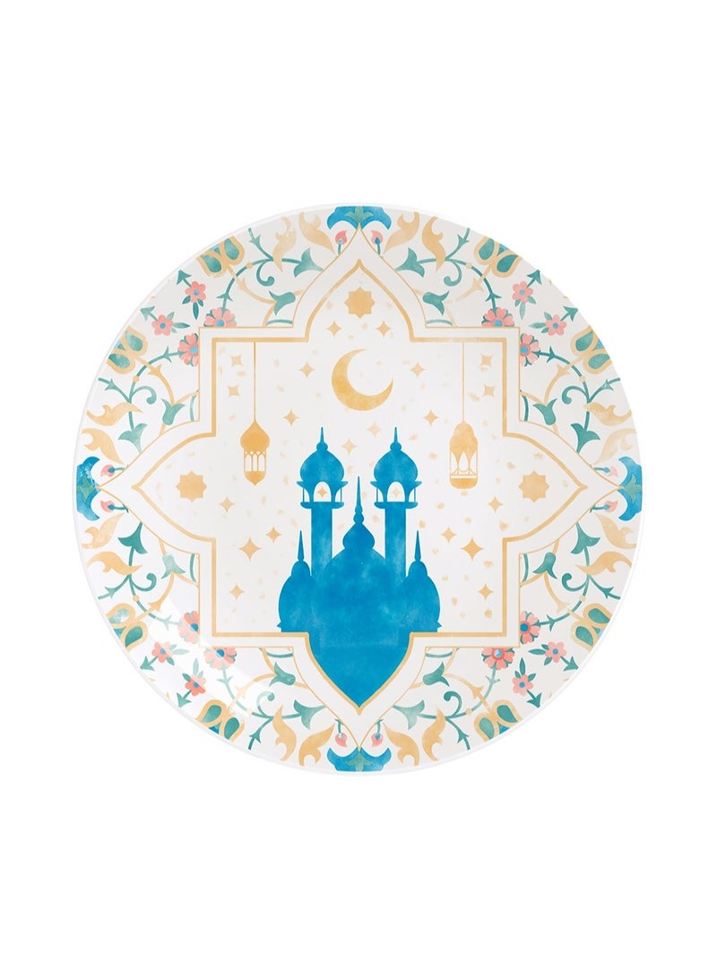 ترامونتينا طبق حلوى بورسلين مزخرف بطابع رمضان من ترامونتينا حياة  سم - Image 1