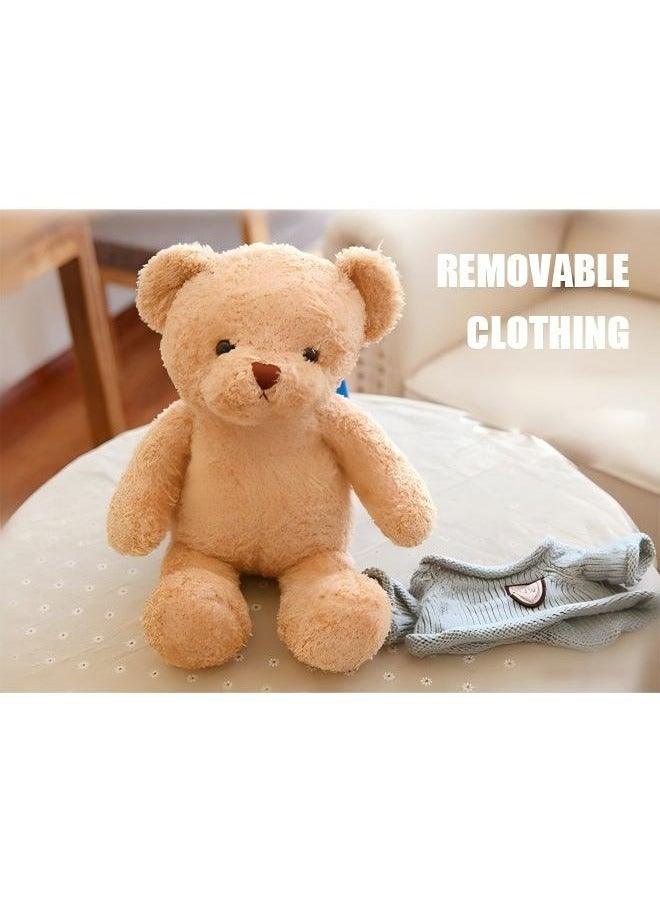 لعبة دب تيدي المحشوة 30 سم، لعبة حيوان محشو، هدية للأطفال الأولاد والبنات (بني) - Image 3