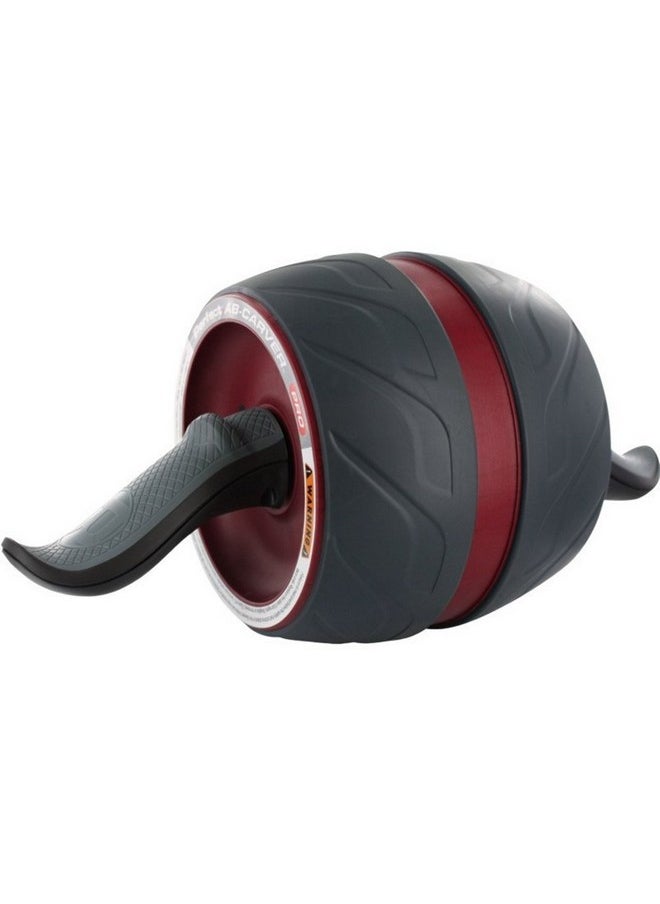 بيرفيكت فيتنس عجلة تمارين Ab Carver Pro Roller من Perfect Fitness مع مقاومة زنبركية مدمجة، معدات تمارين أساسية في المنزل، باللون الأحمر  - Image 1