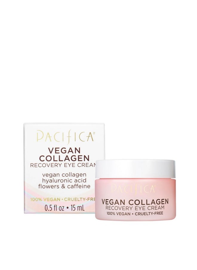 Pacifica - Beauty, Vegan Collagen Overnight Recovery Eye & Face Cream, Hyaluronic Acid, Caffeine, Vitamin C & E, Hydrating & Moisturizing Skin Care For Aging And Dry Skin, 15Ml - 0.5 Fl Oz - Image 1