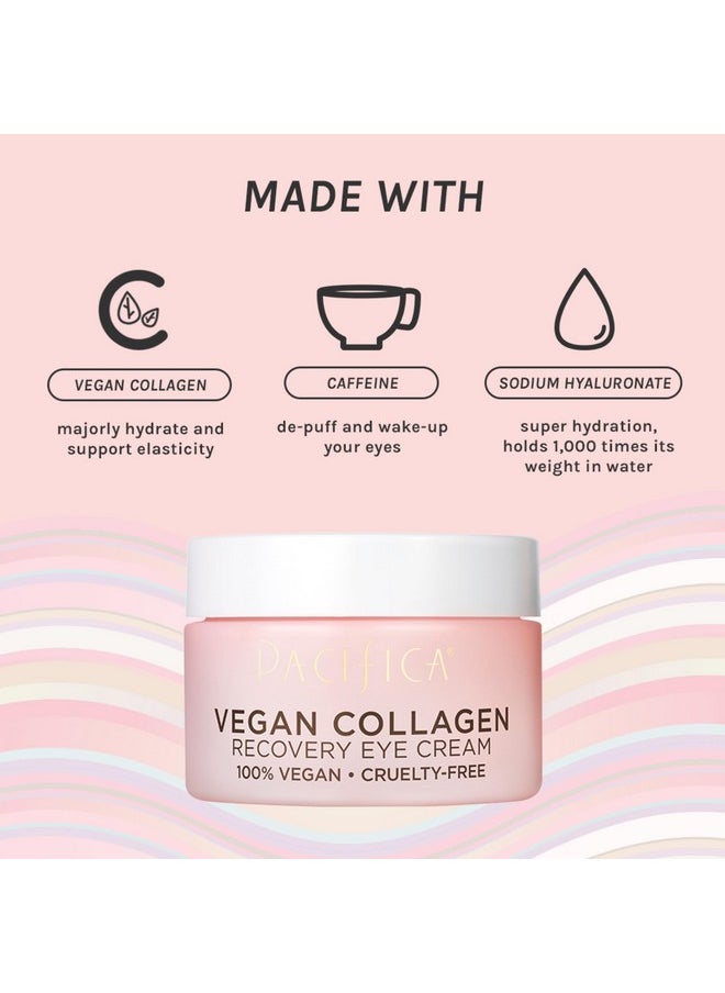 Pacifica - Beauty, Vegan Collagen Overnight Recovery Eye & Face Cream, Hyaluronic Acid, Caffeine, Vitamin C & E, Hydrating & Moisturizing Skin Care For Aging And Dry Skin, 15Ml - 0.5 Fl Oz - Image 1
