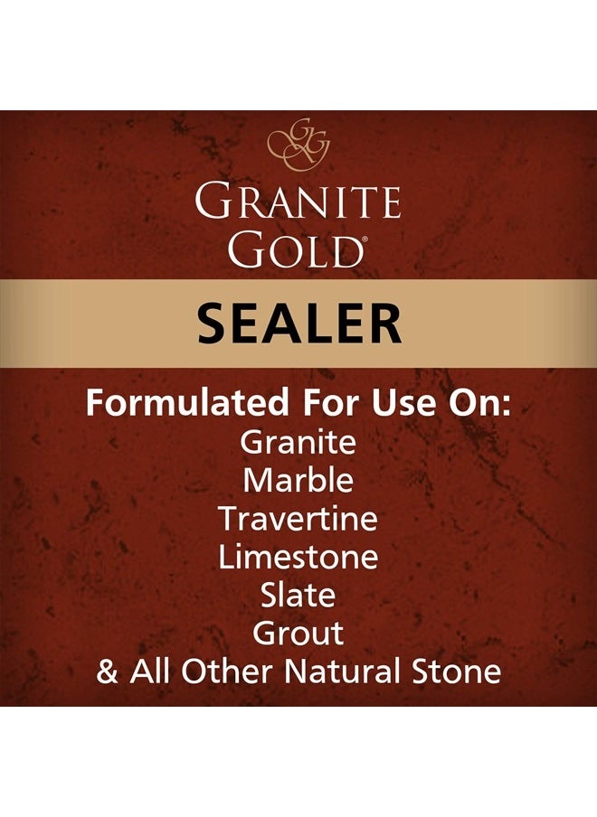 GRANITE GOLD - Water-Based Sealer Spray Protection for Granite, Marble, Travertine, Natural Stone Countertops, 24 Fluid Ounces, 1-Pack - Image 1