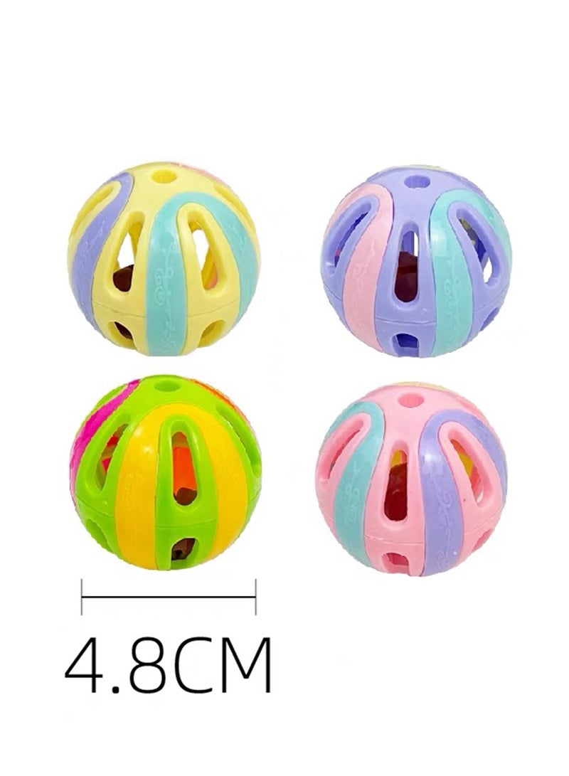 cat toy set, kitten toys, various catnip toys including interactive tunnel cat tunnel toy set, with feather toy, feather teaser wand, fluffy mice, crinkle balls, spring toy set, suitable tunnel toys for cats, kittens, and pet cats, indoor cat tunnel, kitten boredom-busting peek-a-boo toy ball, suitable for cats, dogs, kittens, and rabbits - Image 3