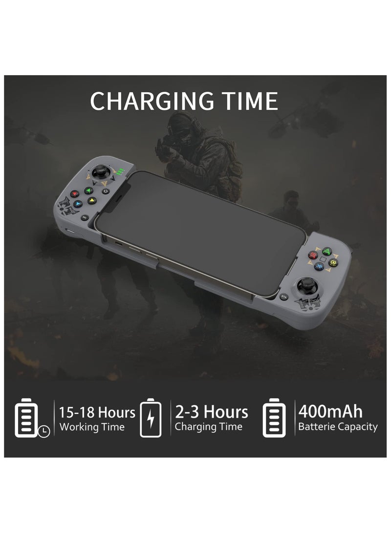 Megadream Mobile Game Controller Gamepad for iPhone iOS Android PC: Works with iPhone 15/14/13/12/11/X, iPad, Samsung Galaxy, TCL, Tablet, Call of Duty, Minecraft - Directly Play  - Image 5