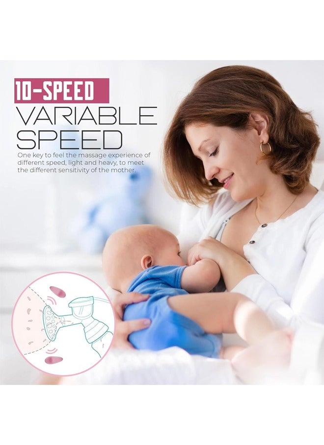 Taizz Ventures - Lactation Massager Ultimate Comfort with Soft Silicone Lactation Breast Massager, Massage Machine, Breast Massager for Woman with 9 Vibrations, 3 Strengths - Ideal for Women's Wellness - Image 1