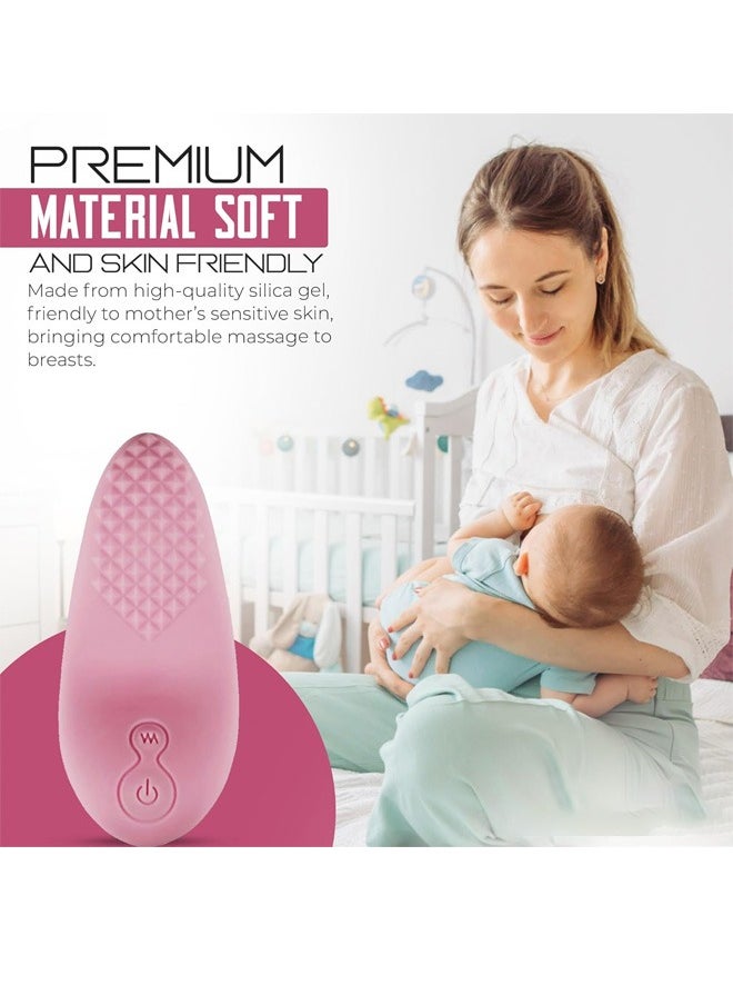 Taizz Ventures - Lactation Massager Ultimate Comfort with Soft Silicone Lactation Breast Massager, Massage Machine, Breast Massager for Woman with 9 Vibrations, 3 Strengths - Ideal for Women's Wellness - Image 1