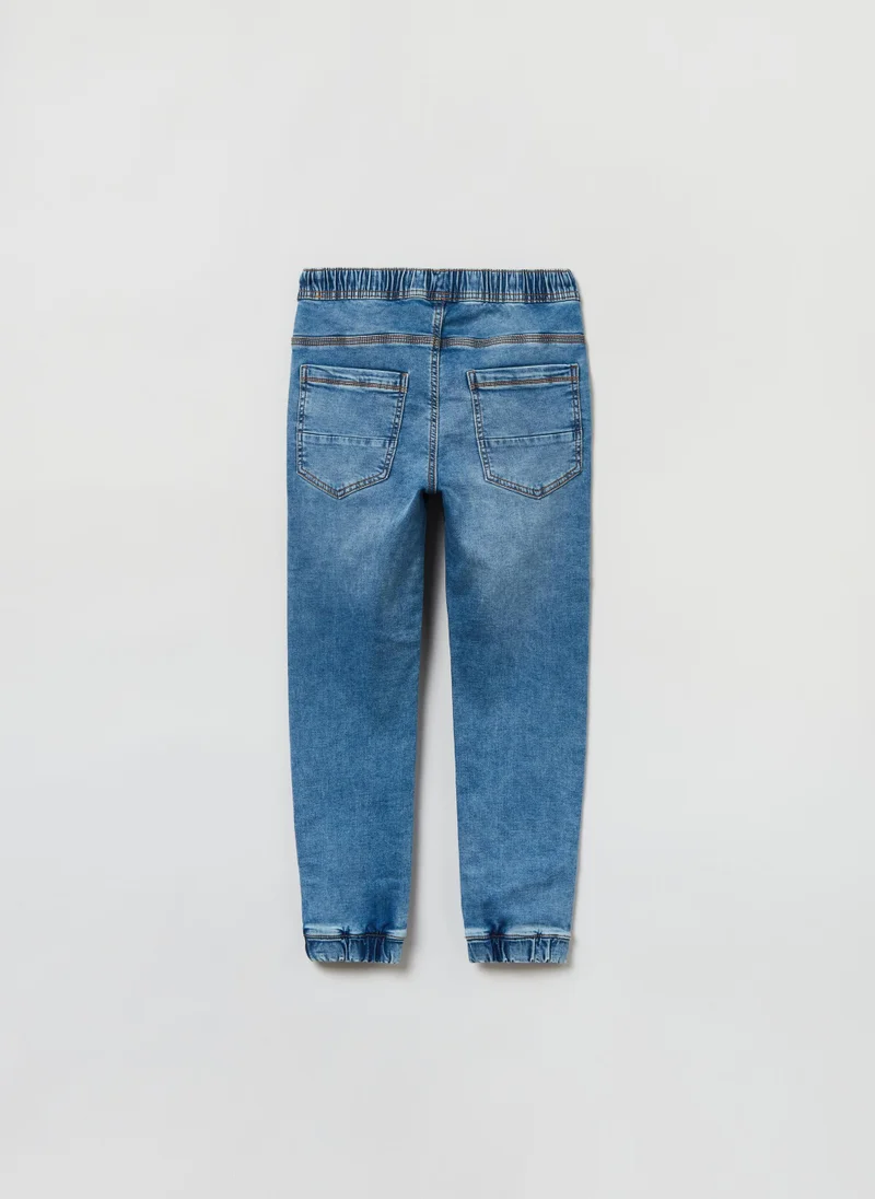 Ovs Denim joggers with drawstring