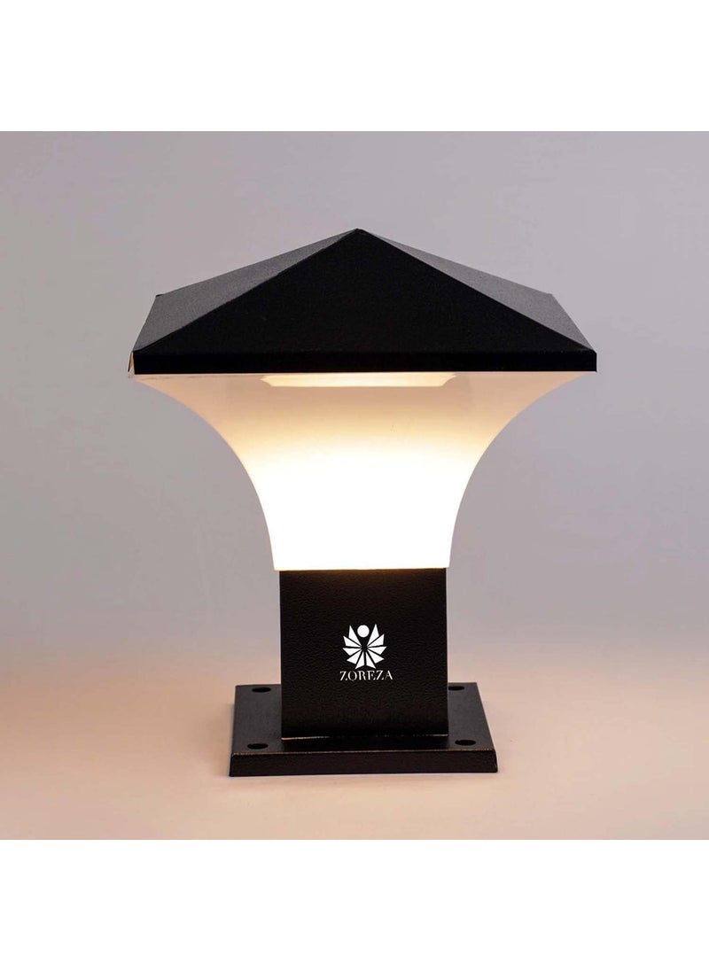 ZOREZA ZOREZA Premium Gate Light for Home Bright Outdoor Waterproof Lamp for Main Gates Stylish Gate Lamp for Home Gate Pillar Light Gate Pillar Lights Gate Light Set of 2 Pack of 2  - Image 4