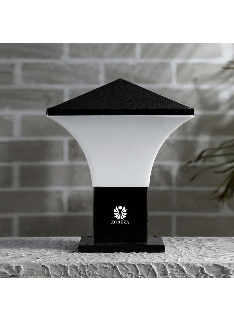 ZOREZA ZOREZA Premium Gate Light for Home Bright Outdoor Waterproof Lamp for Main Gates Stylish Gate Lamp for Home Gate Pillar Light Gate Pillar Lights Gate Light Set of 2 Pack of 2  - Image 2