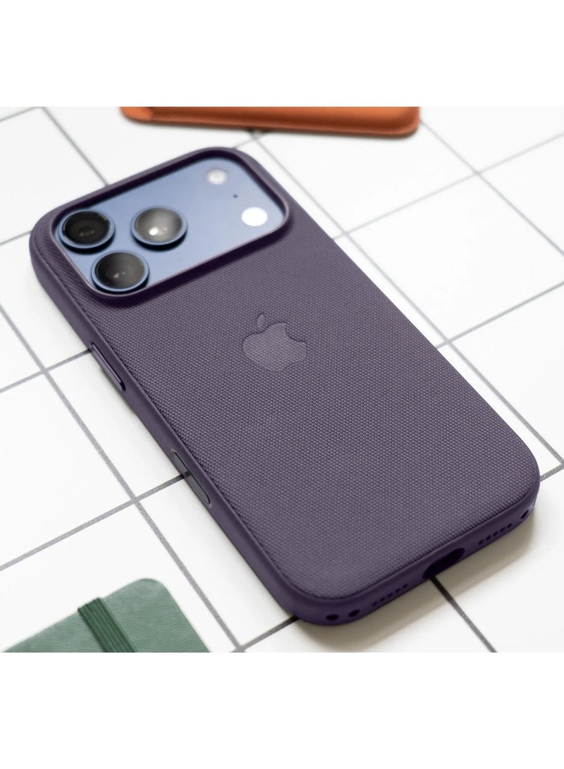 Wtech Apple iPhone 17 Pro Max 5G 2025 TechWoven with MagSafe Case Cover (MCMPMN) - Purple - Image 3