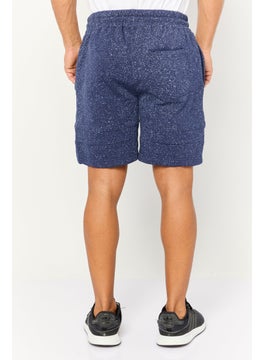 Sovereign Code Men Allover Print Drawstring Shorts, Navy  - Image 4