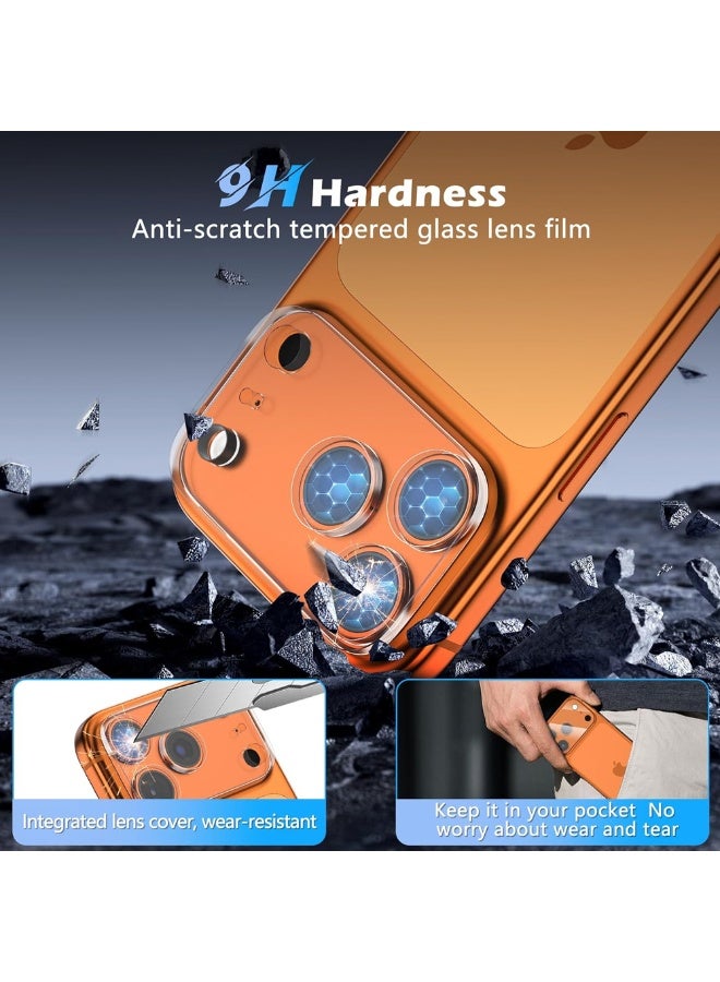 O Ozone (Pack of 2) Camera Lens Screen Protector Compatible with iPhone 17 Pro, 9H Hardness Tempered Glass, Transparent HD Protective Film, Scratch Resistant, Easy Installation - Image 2