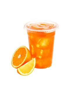 Juice Cup With Lid 10 Ounce Clear Strong Disposable Ideal For Iced Coffee Smoothies Bubble Boba Tea Milkshakes Frozen Cocktails Water Sodas Juices Snacks Dessert and More 25 Pieces.