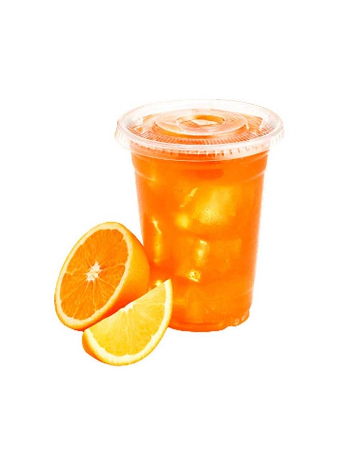SNH Packing - Juice Cup With Lid 10 Ounce Clear Strong Disposable Ideal For Iced Coffee Smoothies Bubble Boba Tea Milkshakes Frozen Cocktails Water Sodas Juices Snacks Dessert and More 25 Pieces. - Image 1