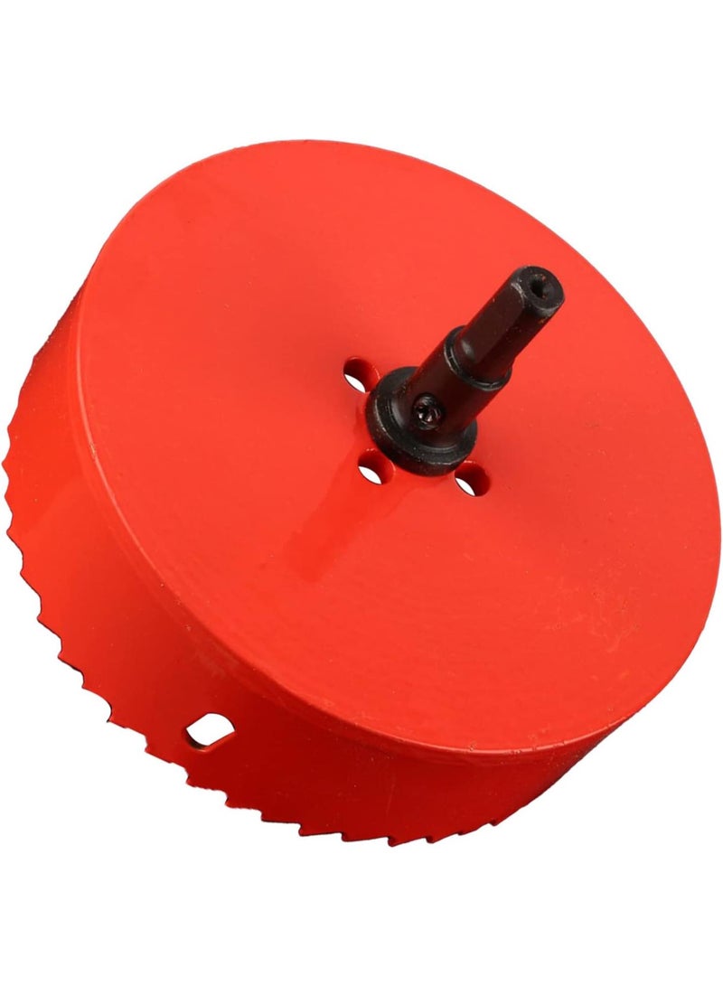 GGOOT Drilling Saw Cutter  M42 HSS Hole Saw Cutter Drill Bit for Aluminum Iron Pipe 110mm, Metal Double Drilling Saw, Hardware Tools - Image 4