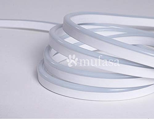 Mufasa LED Neon Light, 8MM Rope Indoor Outdoor Decoration with Connector, Best for Diwali, Festivals 220V AC (Non-Adhesive Back) (Red) (5 Meter) - Image 4