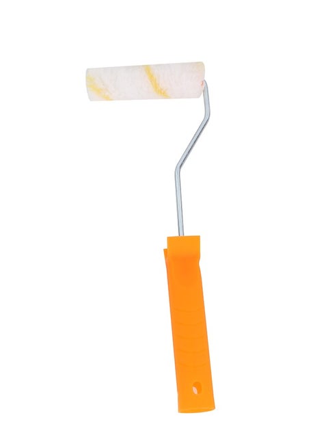 Painting Roller -4inch- Durable Washable Reusable Shed-Resistant Paint Roller Brush with Easy Grip Ergonomic Handle - for Interior and Exterior Painting, DIY Projects, and Home Improvement