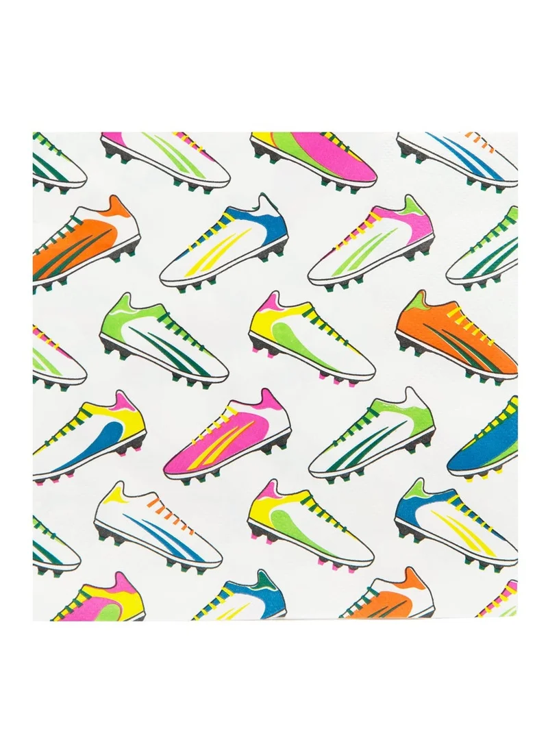 توكينج تيبلز Recyclable Football Napkins - 20 Pack