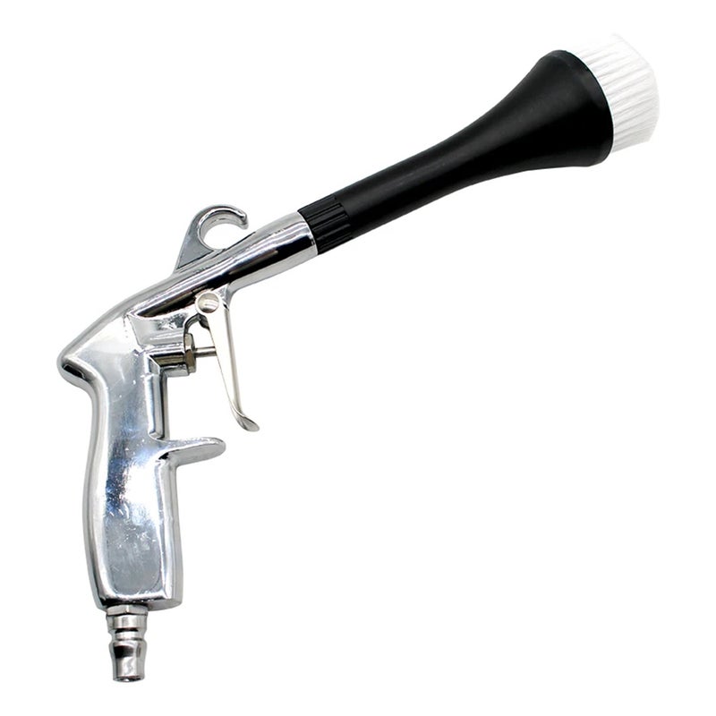 Car Cleaning, High Pressure Air Blow with 2 Nozzles Tornador Blow Car Detailing Dry Washing with Brush for Vehicle Upholstery Carpet Seat - Image 4