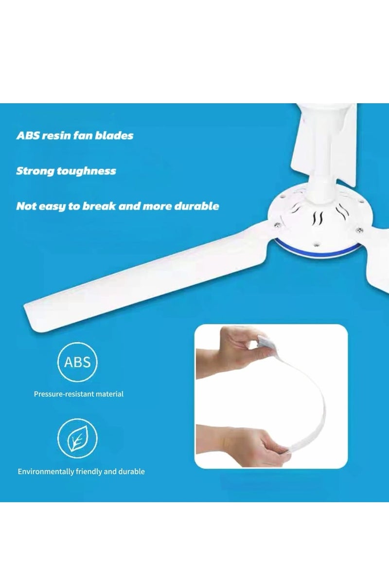 Siyu 41-Inch three-blade ceiling fan, one speed (white color) - Image 2