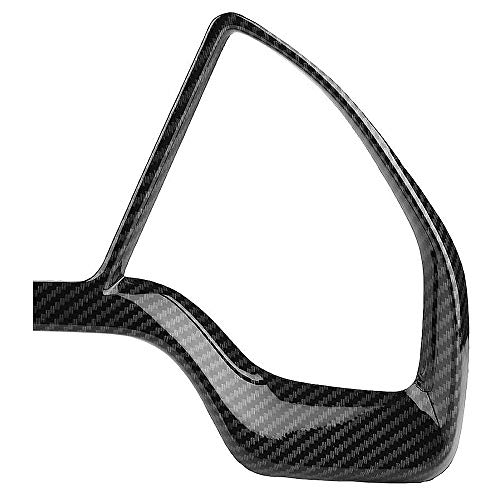 GZXinWei Carbon Fiber Grain Car Dashboard Decorative Frame Dial Rings Cover Trim Frame for Honda 10th Gen Civic 2016 2017 2018 2019 2020 2021 - Image 5