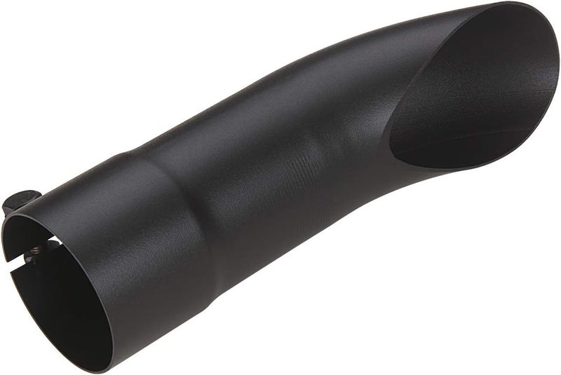 LCGP 2.5 Inch Inlet Turn Down Bolt On Exhaust Tip - Black Powder Coated Stainless Steel, 9 Inch Length - Image 2