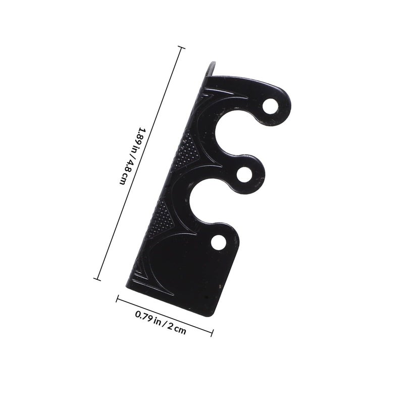 Black Vintage Metal Corner Protector For Furniture And Baseboard Safety - Image 3