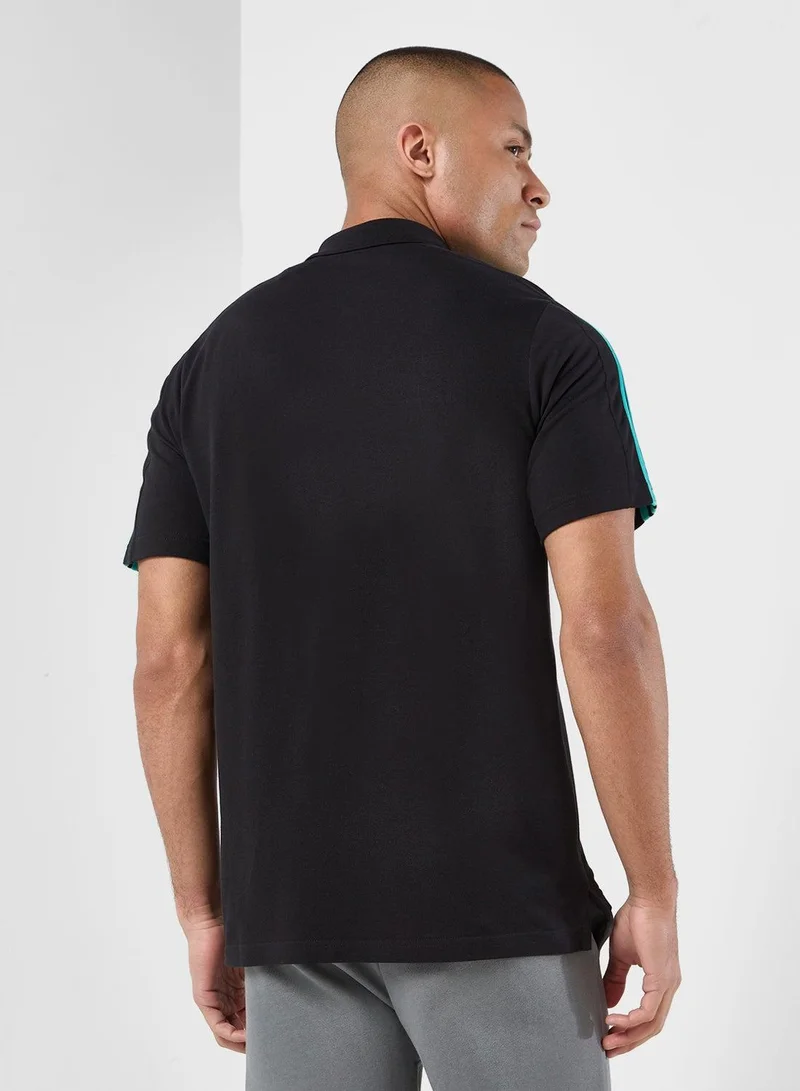 Adidas Mer Dna Polo M Black Motorsport Polo Shirts For Men XS