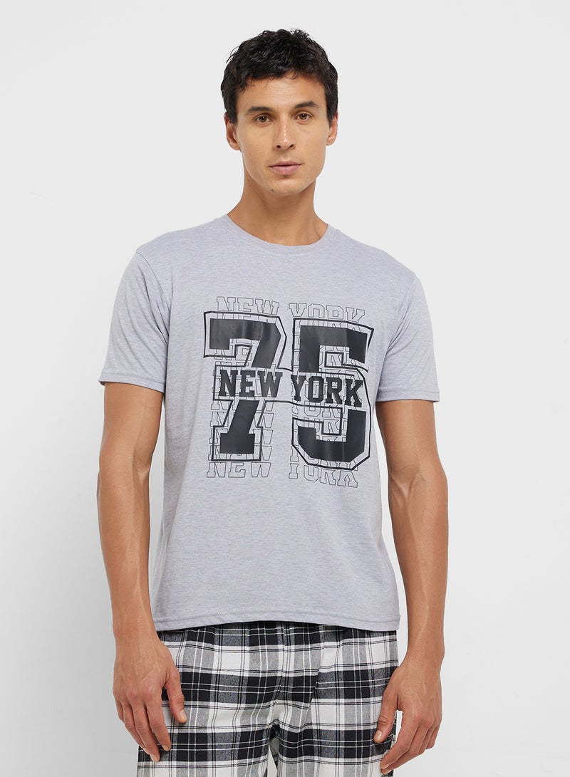 Seventy Five Nightwear T-Shirt & Pants Set  - Image 3