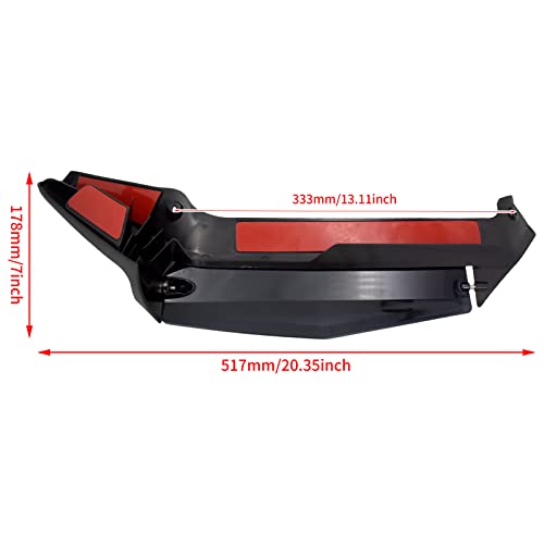HDBUBALUS Motorcycle Air Deflector Side Fairing Windshield Windscreen Fit for Gold Wing GL1800 2018-2024 Accessories - Image 5