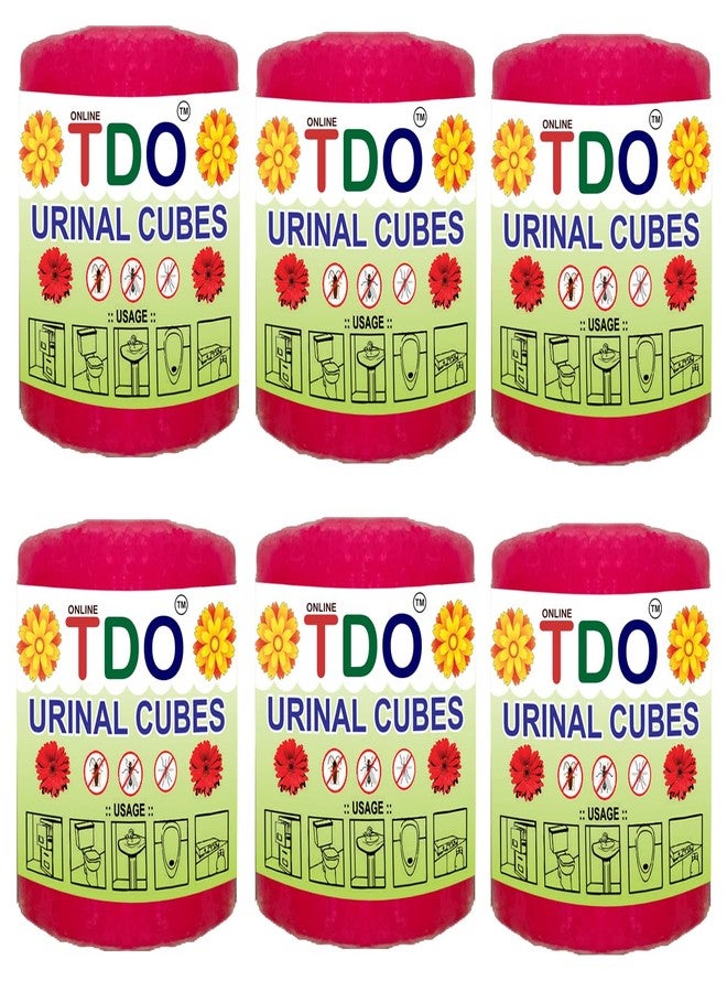 TDO Urinal Cube for Toilet Urinal cakes for toilet and Bathroom Urinal & Sanitary cubes Air Freshener for Toilet,Bathroom,Napthalene balls Washbasins & Sink Pack of 6 Set Each set 2 Pcs (420 Gram) - Image 1