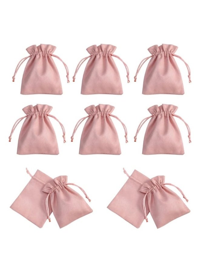 Jewellery Drawstring Bag, 20 Pieces Velvet Gift Bags Wedding Gift Bags Baby Shower Gifts Candy Bags Necklaces Bracelets Earrings Rings Packaging 9 x 12 cm - Image 1