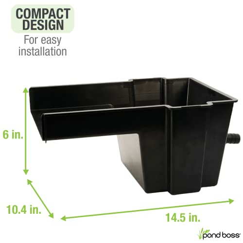 POND BOSS Waterfall Spillway, 8 inch Wide Weir, Waterfall Box, Smooth Flow, Durable Construction, Easy to Install, Great for Waterfalls, Pondless Water Features and Streams - Image 2