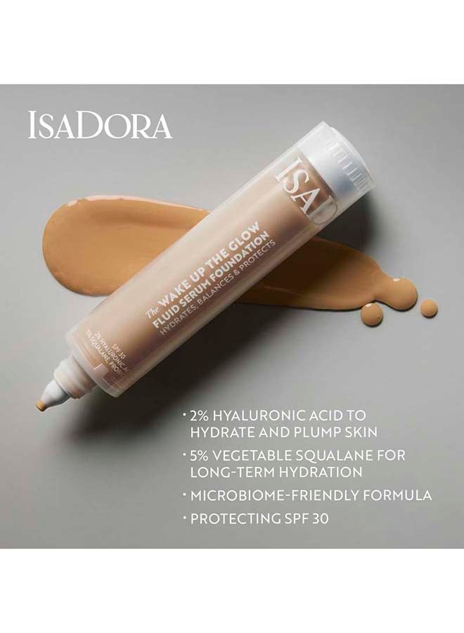 ISADORA The Wake Up the Glow Fluid Serum Foundation 1N Neutral  - Image 5
