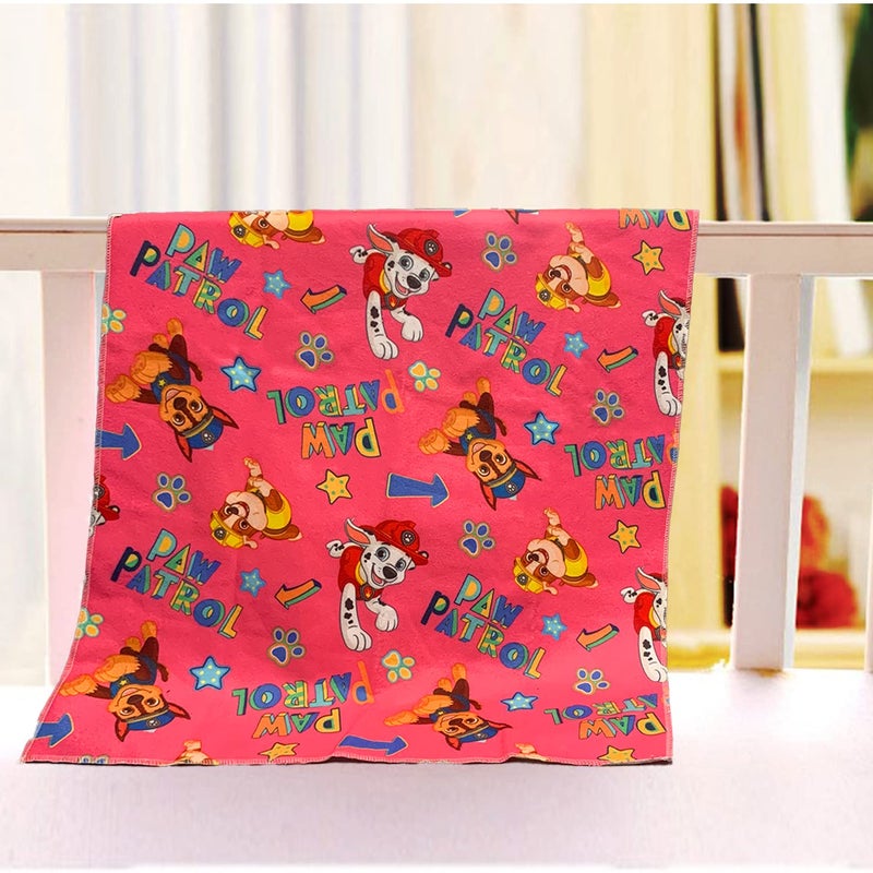 Sassoon Polyester Paw Patrol Printed Washable and Waterproof Small Size Dry Sheet/Bed Protector for Kids- Multi Colored (50 x 70 cm) - Image 1