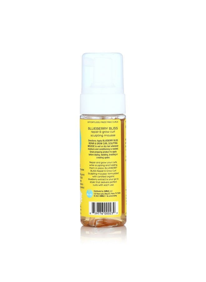 Curls Blueberry Bliss Sculpting Mousse - 5.75 oz, For Textured, Coily, and Curly Hair, Styling Hair Mousse Great for Twist Outs and Wash & Go's  - Image 2