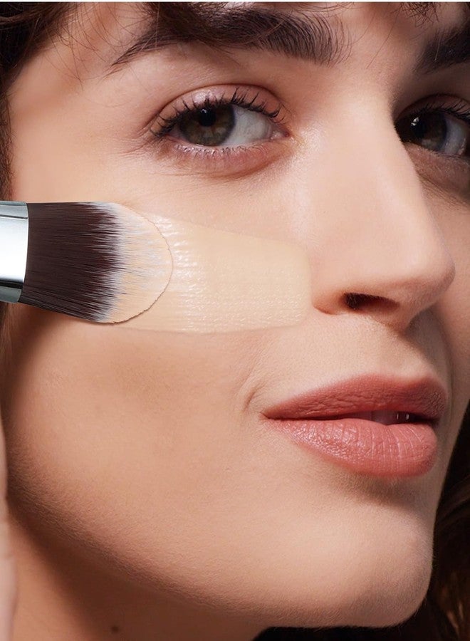 EIGSHOW Flat Foundation Brush With Non-Absorbent Synthetic Bristles (F615) - Image 5