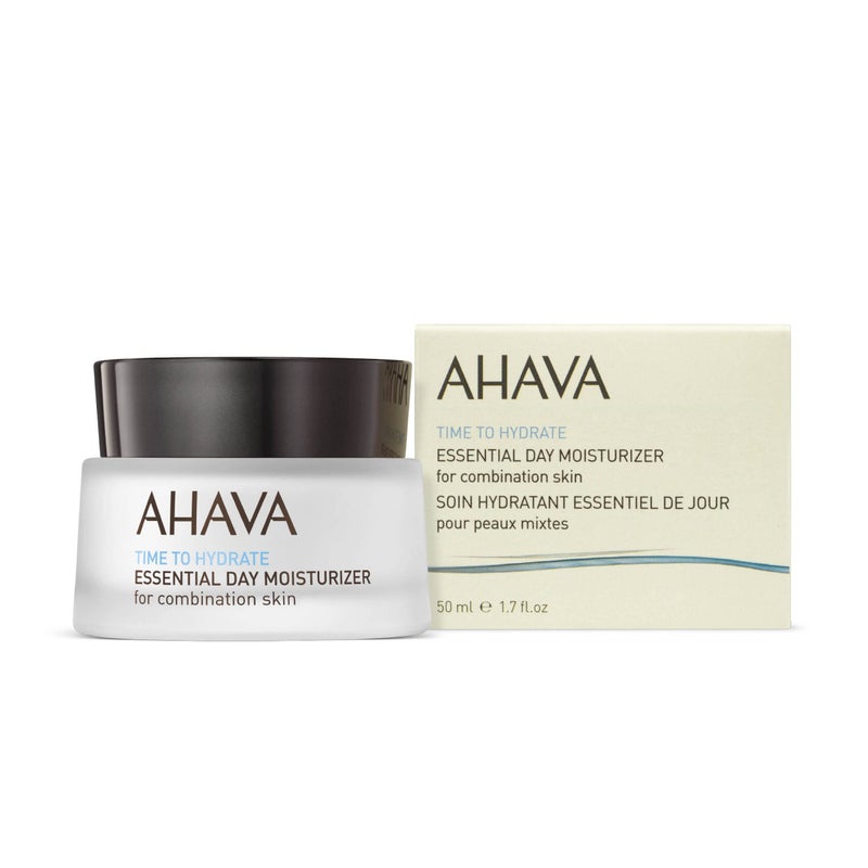 AHAVA Essential Day Moisturizer, Combination Skin - Essential Daily Hydrating Facial & Neck Cream, Anti-Aging & Smoothing Effect, Enriched with Osmoter, Aloe Vera, Allantoin & Vitamin E, 1.7 Fl.Oz - Image 2