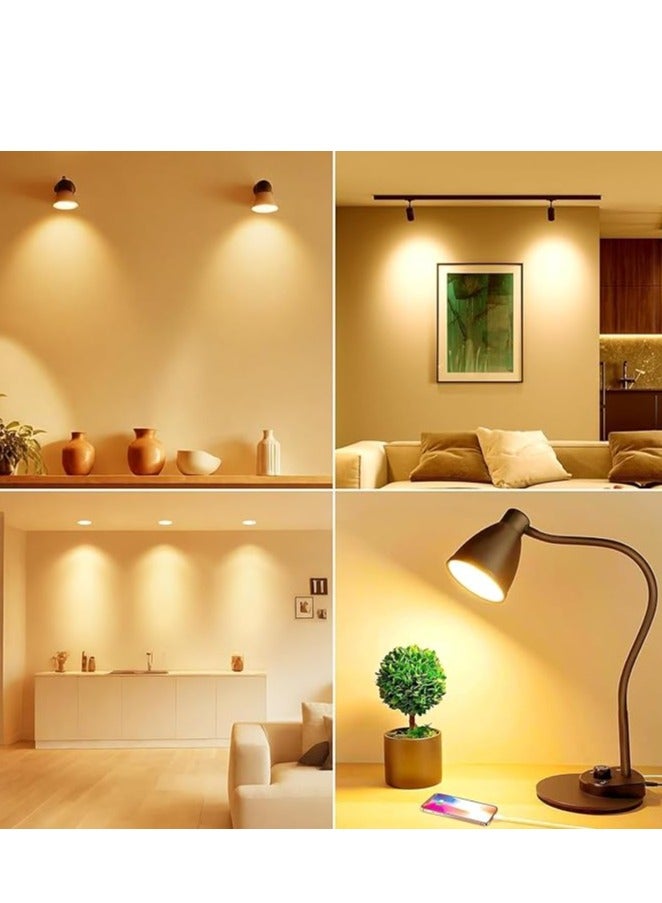 ESNCO 10 Pack GU10 LED Bulbs Non Dimmable, Energy Saving GU10 LED Light Bulbs 120° Wide Beam,220-240V. (Warm White-3500k) - Image 4