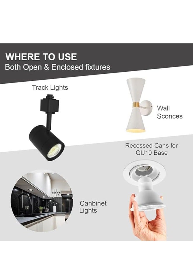 ESNCO 10 Pack GU10 LED Bulbs Non Dimmable, Energy Saving GU10 LED Light Bulbs 120° Wide Beam,220-240V. (Warm White-3500k) - Image 2