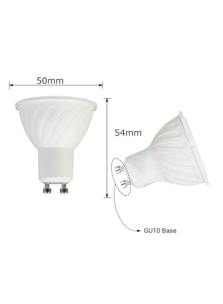 ESNCO 10 Pack GU10 LED Bulbs Non Dimmable, Energy Saving GU10 LED Light Bulbs 120° Wide Beam,220-240V. (Warm White-3500k) - Image 3