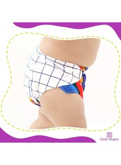 BEMBIKA Washable Polyester Reusable Cloth Diaper With 5 Layer Bamboo Charcoal Insert (Pencil)  - Image 5