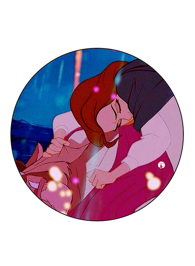 Disney Printed Mouse Pad  Round  Multicolour