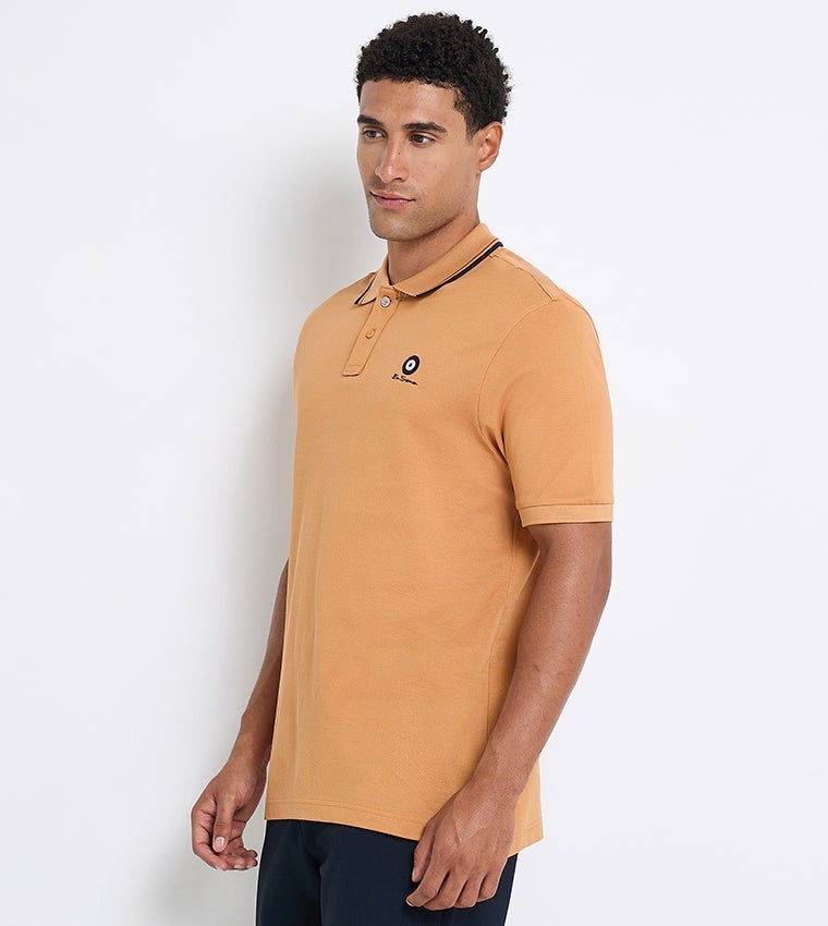 Ben Sherman Men's Short Sleeve Solid Polo Tees - Image 2