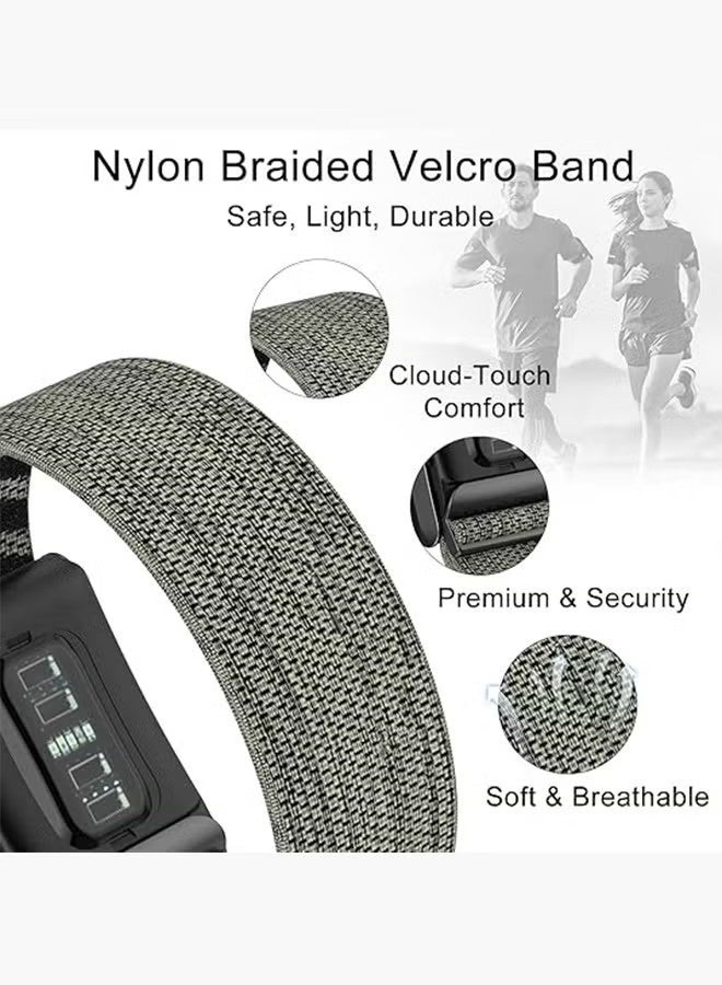 Nylon Sport Band Compatible with Whoop Band 4.0 Strap Men Women with Bumper Case, Breathable Nylon Adjustable Waterproof Replacement Wristbands Straps for Whoop 4.0 - Image 2