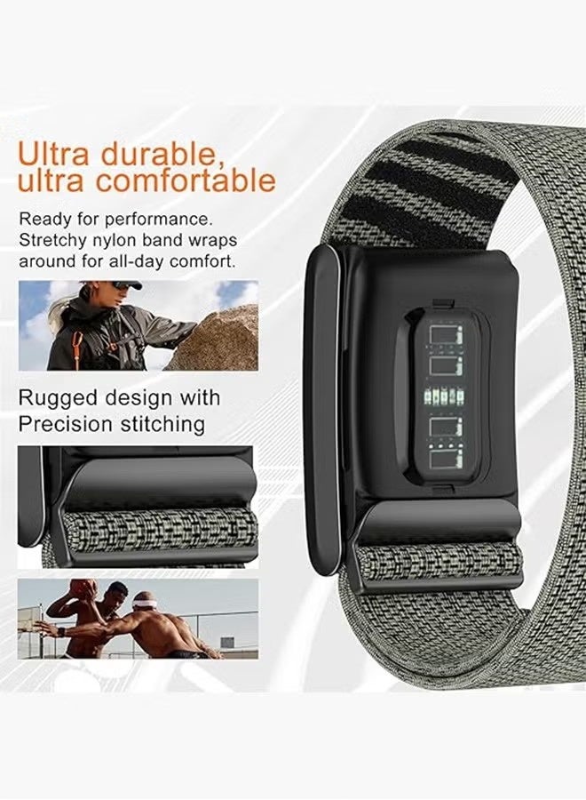 Nylon Sport Band Compatible with Whoop Band 4.0 Strap Men Women with Bumper Case, Breathable Nylon Adjustable Waterproof Replacement Wristbands Straps for Whoop 4.0 - Image 3