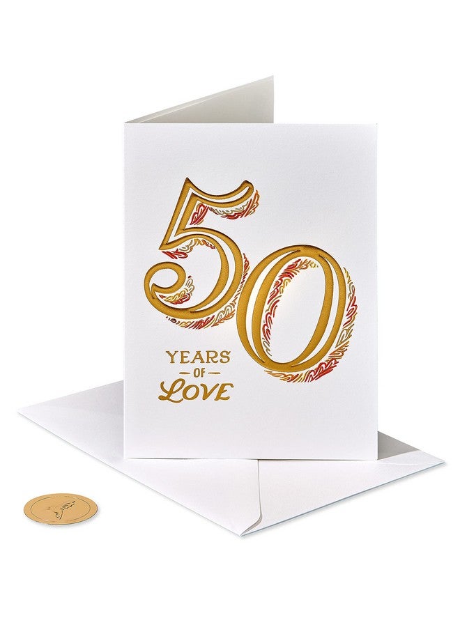 Papyrus 50Th Anniversary Card For Couple (Wonderful Memories) - Image 4