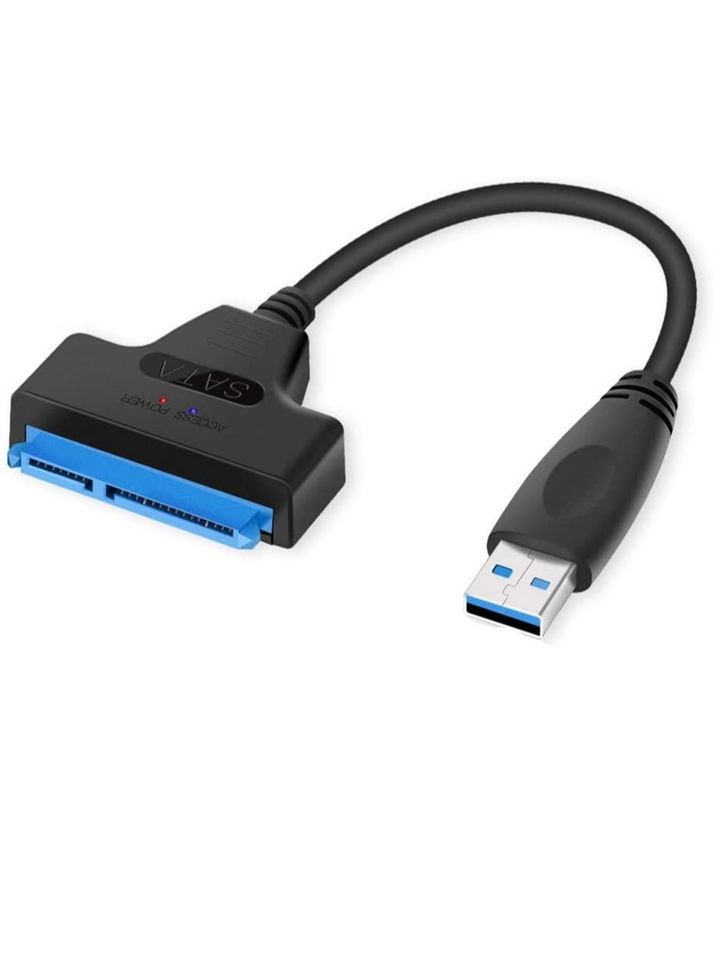 USB 3.0 إلى SATA III SSD HDD 2.5 بوصة كابل محول القرص الصلب ، يدعم UASP - Image 2